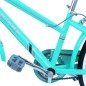Bicicleta dama cu cos, roti 24 inch, cadru otel 13", frane V-Brake, albastru deschis, Phoenix, RESIGILAT