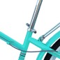 Bicicleta dama cu cos, roti 24 inch, cadru otel 13", frane V-Brake, albastru deschis, Phoenix, RESIGILAT