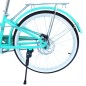 Bicicleta dama cu cos, roti 24 inch, cadru otel 13", frane V-Brake, albastru deschis, Phoenix, RESIGILAT