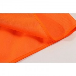 Vesta reflectorizanta, marime universala, portocaliu, inchidere velcro