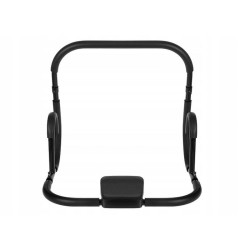Aparat pentru abdomen, tetiera, fitness, maxim 100kg, utilizare confortabila, negru