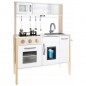 Bucatarie copii, din lemn 70x89.5x30 cm, accesorii, lampa LED, cuptor plita, rafturi, chiuveta, dozator gheata Bucatarie copii, din lemn 70x89.5x30 cm, accesorii, lampa LED, cuptor plita, rafturi, chiuveta, dozator gheata