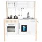 Bucatarie copii, din lemn 70x89.5x30 cm, accesorii, lampa LED, cuptor plita, rafturi, chiuveta, dozator gheata Bucatarie copii, din lemn 70x89.5x30 cm, accesorii, lampa LED, cuptor plita, rafturi, chiuveta, dozator gheata