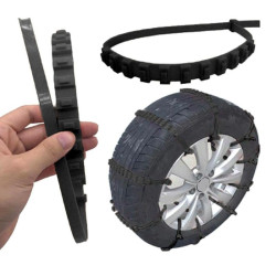Fasete anti-derapante universale, pentru anvelope latime maxim 205 cm, set 10 bucati