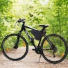 Borseta bicicleta, triunghiulara, 1 compartiment, inchidere fermoar, material impermeabil