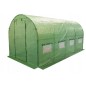 Sera 4x2.5x2 m, solar tip tunel, pentru gradina, folie cu protectie UV4, ferestre, verde