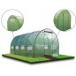 Sera 4x2.5x2 m, solar tip tunel, pentru gradina, folie cu protectie UV4, ferestre, verde