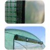 Sera 4x2.5x2 m, solar tip tunel, pentru gradina, folie cu protectie UV4, ferestre, verde