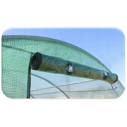 Sera tip tunel, 2x2x2 m, pentru gradina, solar folie PE cu filtru UV4, cadru metal, ferestre