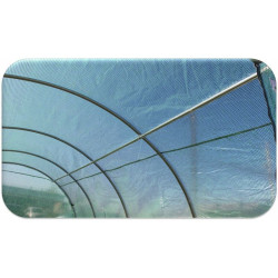 Sera tip tunel, 6x3x2m, folie cu filtru UV4, impermeabil, ferestre, usa, cadru metalic 2.5 cm