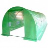 Sera, tip tunel, 8x3x2m, solar ferestre cu plasa anti-insecte, cadru metal, filtru UV4