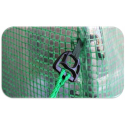 Sera, tip tunel, 8x3x2m, solar ferestre cu plasa anti-insecte, cadru metal, filtru UV4