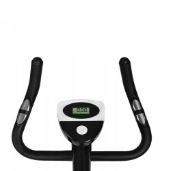 Bicicleta fitness, 6 functii, ecran LCD, sarcina reglabila, pedale anti-alunecare, rulmenti metal