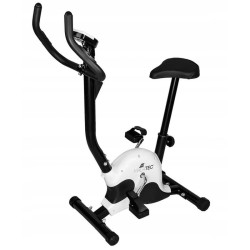 Bicicleta fitness, 6 functii, ecran LCD, sarcina reglabila, pedale anti-alunecare, rulmenti metal