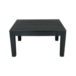 Set masa de cafea, 2 fotolii, canapea, model ratan, structura rezistenta, pentru terasa