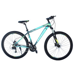 Bicicleta Mountain Bike, roti 29 inch, cadru aluminiu 17 inch, 24 viteze, schimbator Shimano, frane pe disc hidraulice, Phoenix