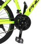Bicicleta MTB, roti 24 inch, 21 viteze, schimbator Shimano, frane pe disc, verde, Phoenix