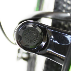 Bicicleta MTB, roti 24 inch, 21 viteze, schimbator Shimano, frane pe disc, verde, Phoenix
