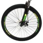 Bicicleta MTB, roti 24 inch, 21 viteze, schimbator Shimano, frane pe disc, verde, Phoenix