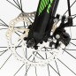 Bicicleta MTB, roti 24 inch, 21 viteze, schimbator Shimano, frane pe disc, verde, Phoenix