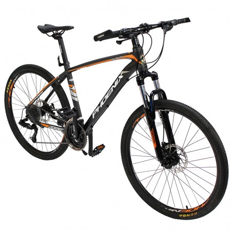 Bicicleta MTB Phoenix, roti 26 inch, 27 viteze S-RIDE, frane pe disc, suspensii