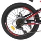 Bicicleta Mountain Bike, roti 20 inch, 7 viteze, schimbator Shimano, frane pe disc, rosu, Phoenix Bicicleta Mountain Bike, roti 20 inch, 7 viteze, schimbator Shimano, frane pe disc, rosu, Phoenix
