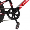 Bicicleta Mountain Bike, roti 20 inch, 7 viteze, schimbator Shimano, frane pe disc, rosu, Phoenix