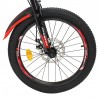 Bicicleta Mountain Bike, roti 20 inch, 7 viteze, schimbator Shimano, frane pe disc, rosu, Phoenix