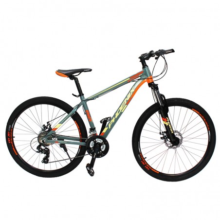 Bicicleta MTB roti 27.5 inch, 24 viteze schimbator Shimano, frane pe disc, cadru aluminiu, Phoenix