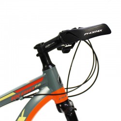 Bicicleta MTB roti 27.5 inch, 24 viteze schimbator Shimano, frane pe disc, cadru aluminiu, Phoenix