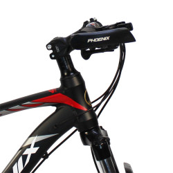 Bicicleta Mountain Bike, roti 26 inch, 27 viteze S-RIDE, frane pe disc, rosu, Phoenix