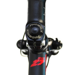 Bicicleta Mountain Bike, roti 26 inch, 27 viteze S-RIDE, frane pe disc, rosu, Phoenix