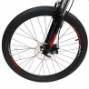 Bicicleta Mountain Bike, roti 26 inch, 27 viteze S-RIDE, frane pe disc, rosu, Phoenix