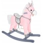 Leagan copii, balansoar unicorn, sunet galop, nechezat, miscari bot si coada Leagan copii, balansoar unicorn, sunet galop, nechezat, miscari bot si coada