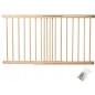 Poarta de siguranta, latime reglabila 72-122 cm, lemn de pin, 2 moduri montare