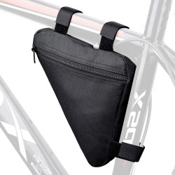 Borseta bicicleta, triunghiulara, 1 compartiment, inchidere fermoar, material impermeabil