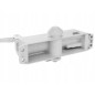 Amortizor hidraulic pentru usa, maxim 60 kg, reglare dubla, universal, aluminiu