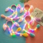 Cordeluta LED urechi iepuras miscatoare, 3 moduri iluminare, marime universala Cordeluta LED urechi iepuras miscatoare, 3 moduri iluminare, marime universala