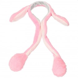 Cordeluta LED urechi iepuras miscatoare, 3 moduri iluminare, marime universala