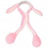 Cordeluta LED urechi iepuras miscatoare, 3 moduri iluminare, marime universala