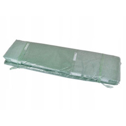 Folie solar de gradina, 4x2.5x2m, filtru UV, 140g/mp, ferestre, 2 intrari