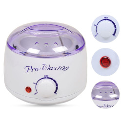 Incalzitor electric ceara Pro Wax 100W, decantor ceara cu termostat, 400ml