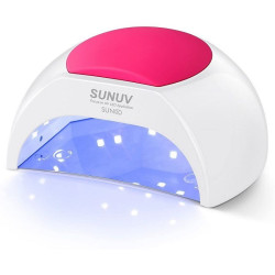 Lampa unghii profesionala UV LED 48W, duala, timer, senzor miscare, detasare magnetica