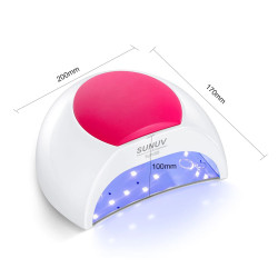 Lampa unghii profesionala UV LED 48W, duala, timer, senzor miscare, detasare magnetica