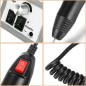 Pila electrica unghii 20.000 RPM, 20W, manichiura profesionala, 6 capete slefuire, directie dubla Pila electrica unghii 20.000 RPM, 20W, manichiura profesionala, 6 capete slefuire, directie dubla