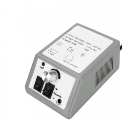 Pila electrica unghii 20.000 RPM, 20W, manichiura profesionala, 6 capete slefuire, directie dubla