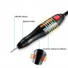 Pila electrica unghii 20.000 RPM, 20W, manichiura profesionala, 6 capete slefuire, directie dubla