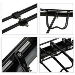 Portbagaj bicicleta, universal, sustinere triunghiulara, margini protectie