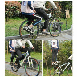 Portbagaj bicicleta, universal, sustinere triunghiulara, margini protectie