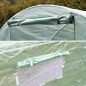 Folie protectie pentru solar de gradina, 6x3x2m, filtru UV, ferestre, 2 intrari